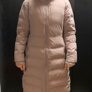 A lovely blush coloured jacket, so warm!